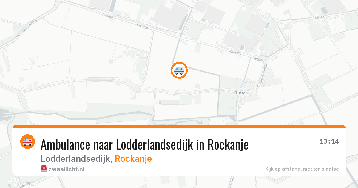 Ambulance naar Lodderlandsedijk in Rockanje — 31 jul 2026