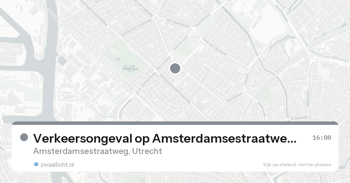 Verkeersongeval op Amsterdamsestraatweg in Utrecht — 31 jan 2026