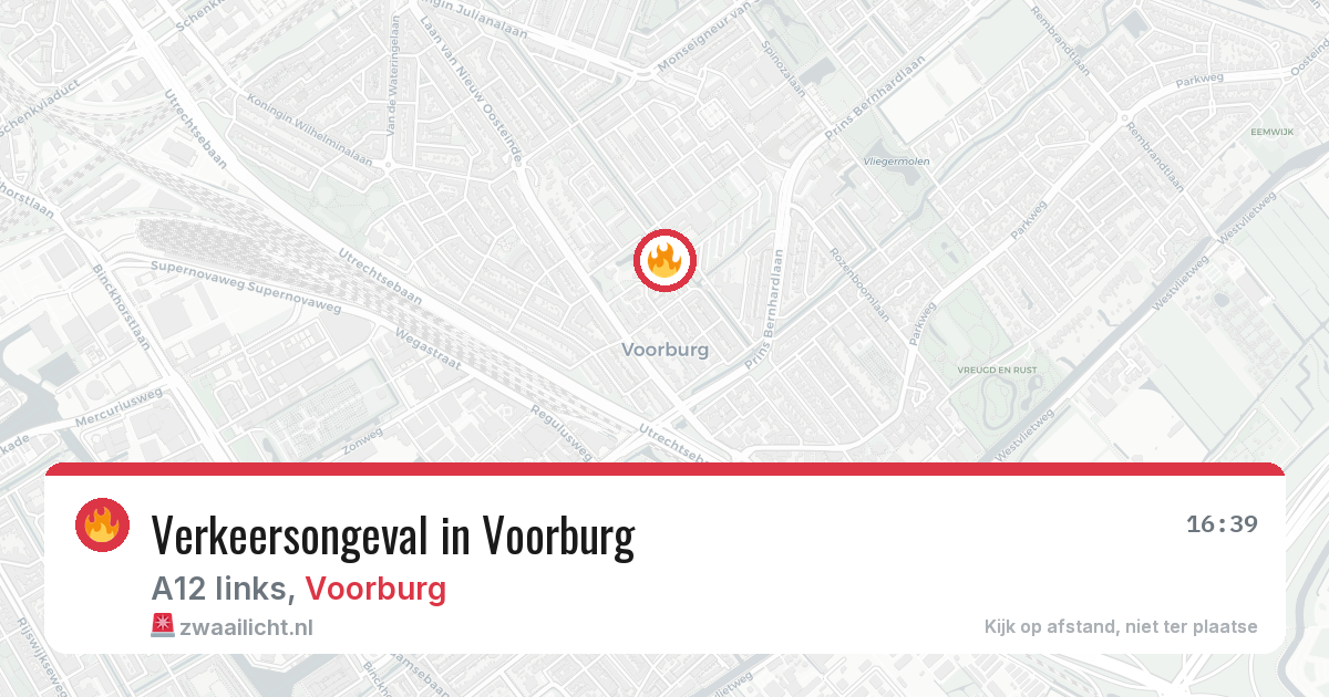 Verkeersongeval in Voorburg — 22 mei 2026