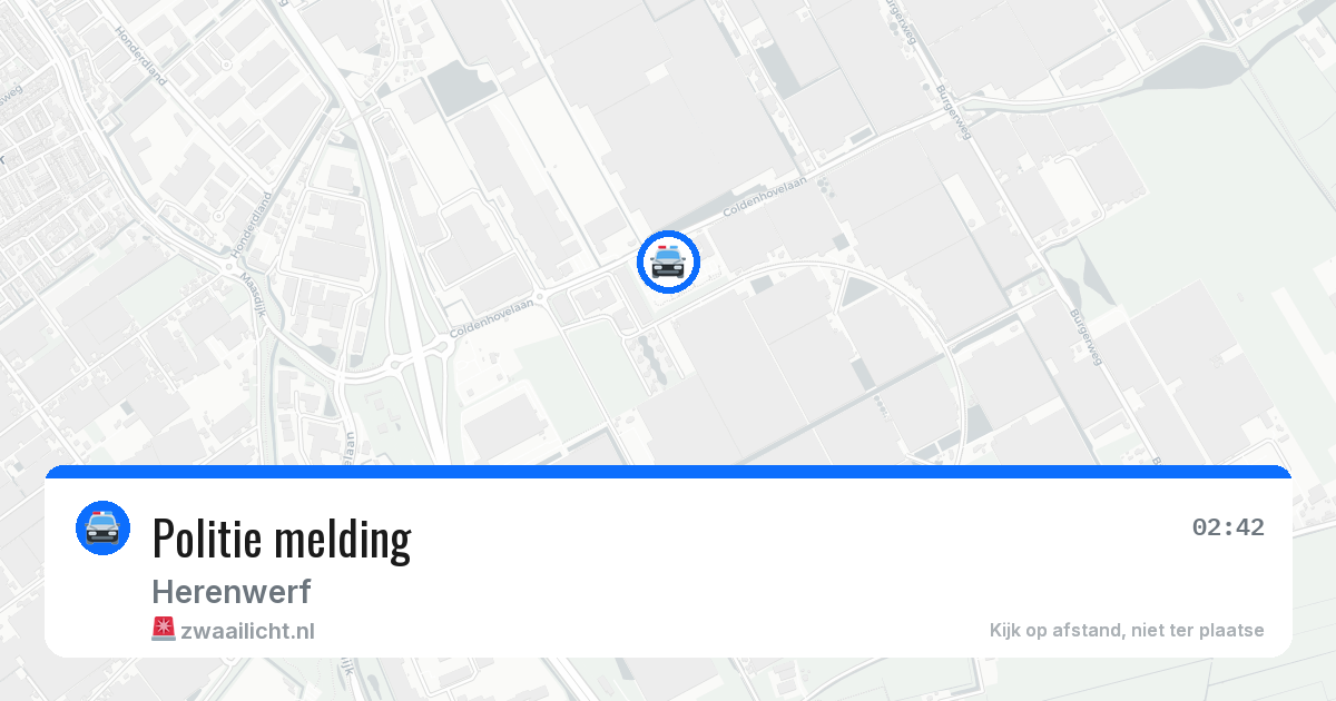 Politie melding — 16 mei 2026