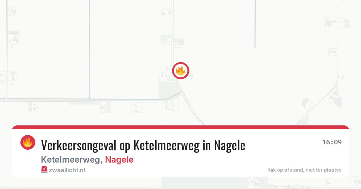 Verkeersongeval op Ketelmeerweg in Nagele — 12 mei 2026