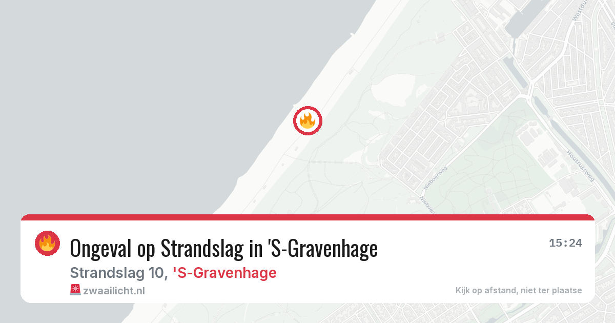 Ongeval op Strandslag in 'S-Gravenhage — 7 mei 2026