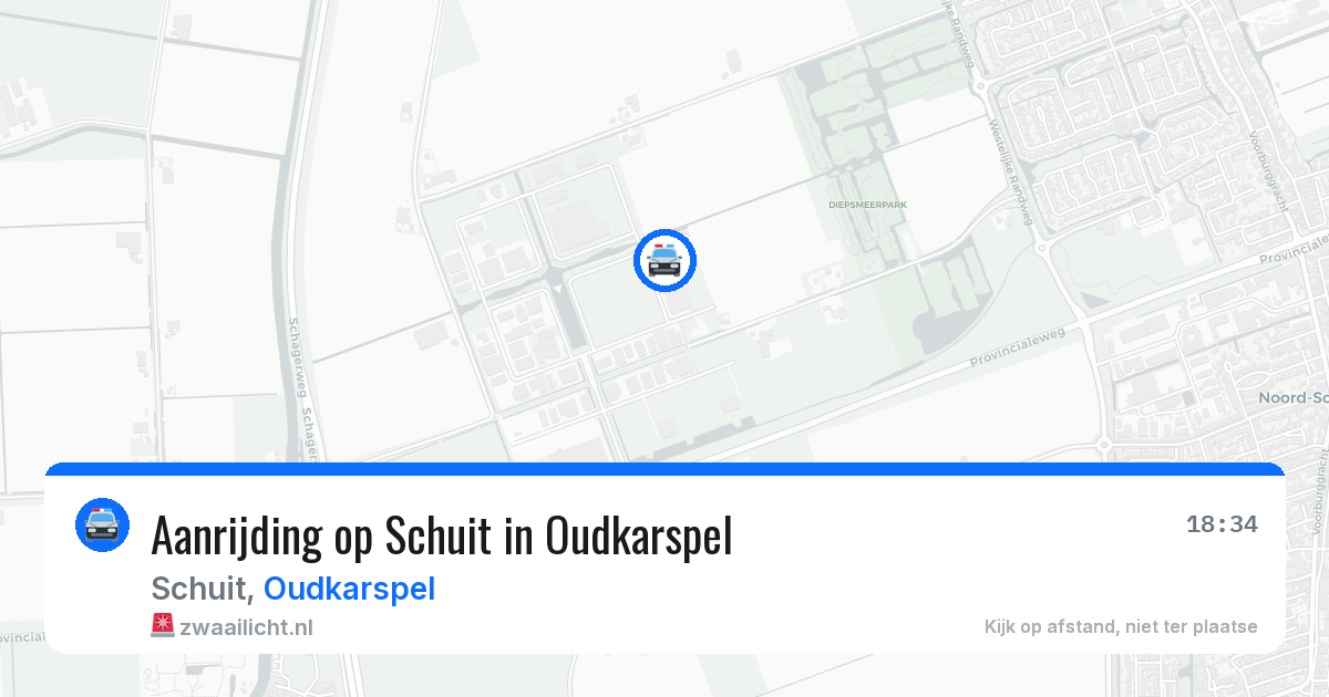 Aanrijding op Schuit in Oudkarspel — 3 jul 2026