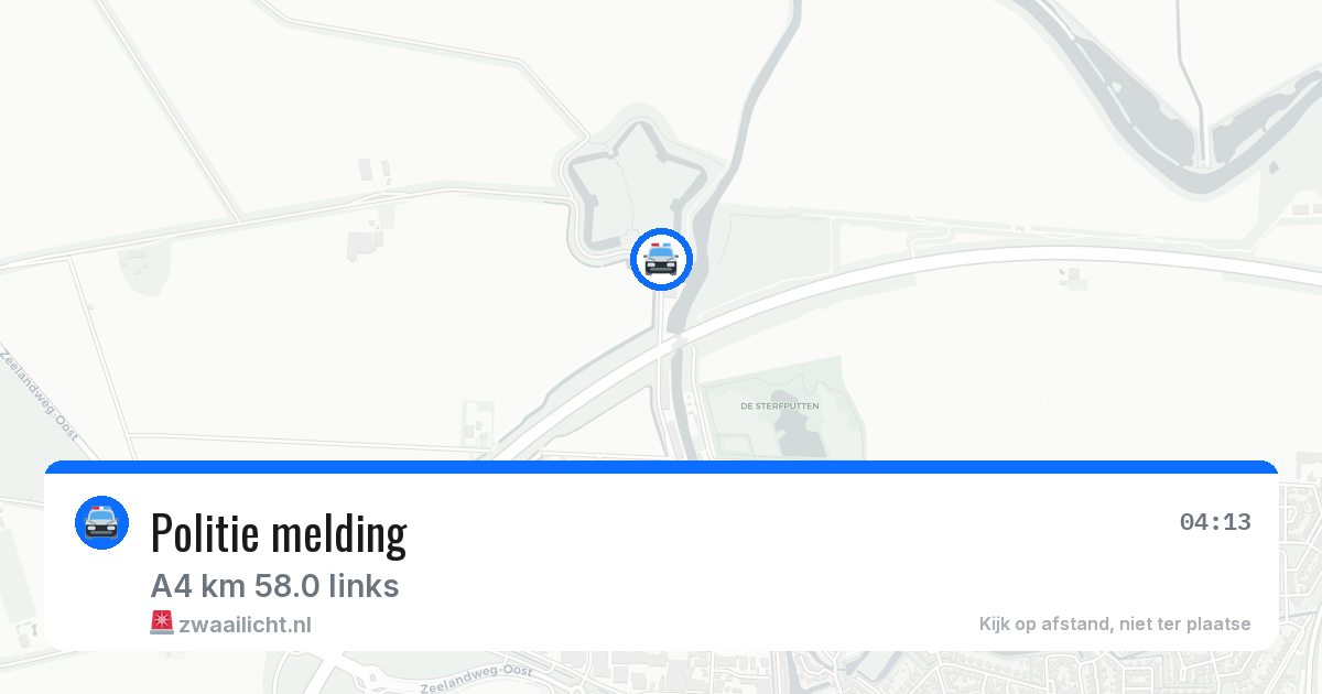 Politie melding — 17 mei 2026
