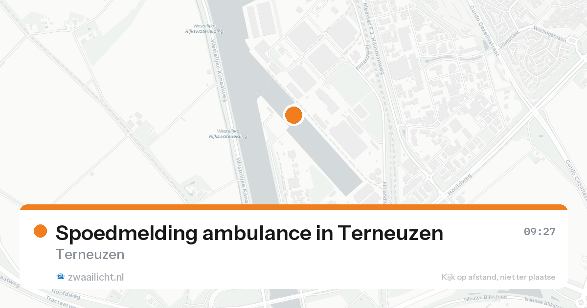 Spoedmelding ambulance in Terneuzen — 16 aug 2026