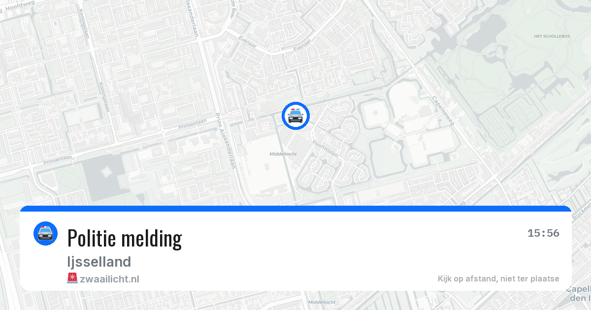 Politie melding — 26 mrt 2026