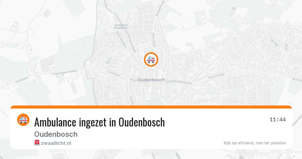Ambulance ingezet in Oudenbosch — 30 jun 2026