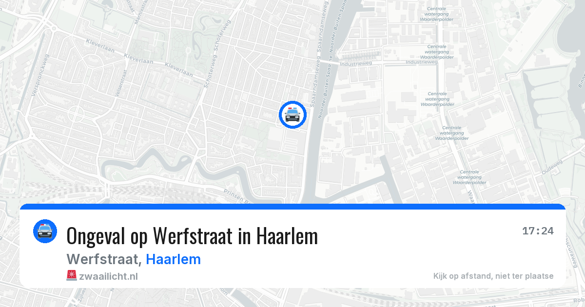 Ongeval op Werfstraat in Haarlem — 20 mei 2026