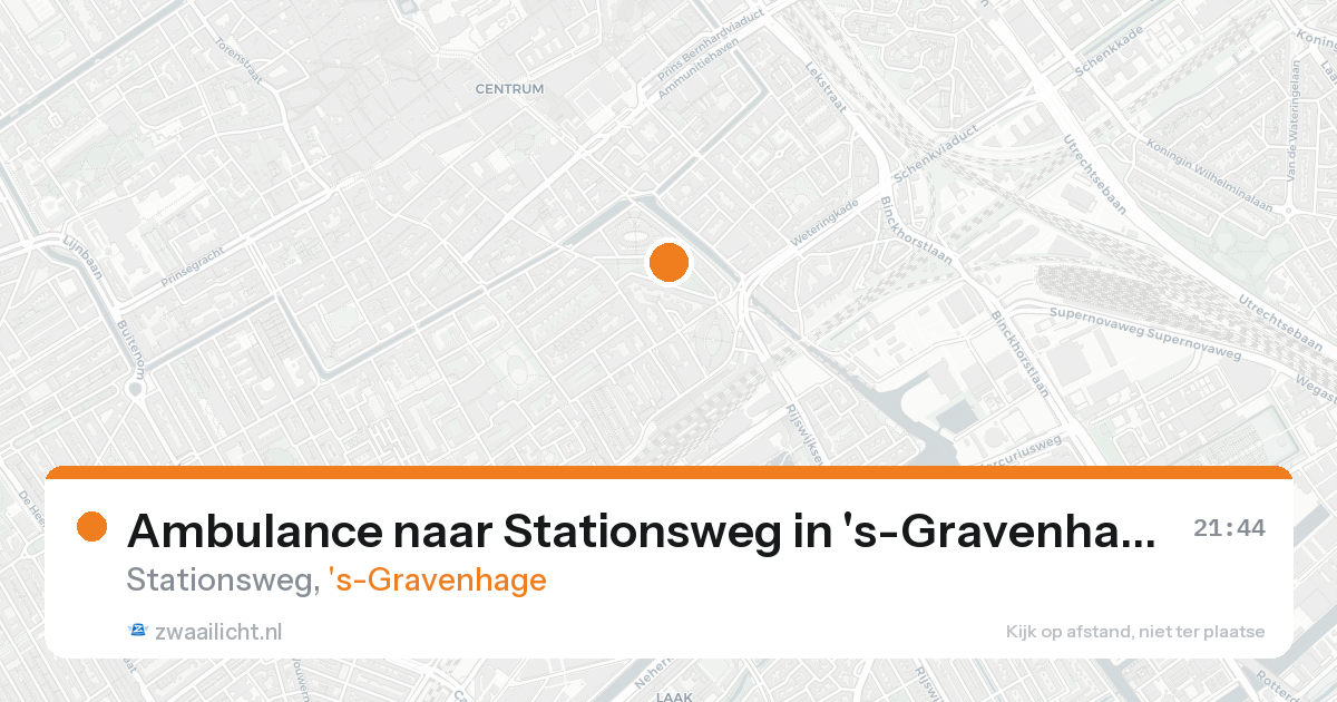 Ambulance naar Stationsweg in 's-Gravenhage — 31 jan 2026