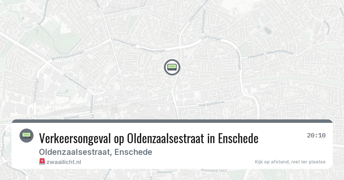 Verkeersongeval op Oldenzaalsestraat in Enschede — 7 feb 2026