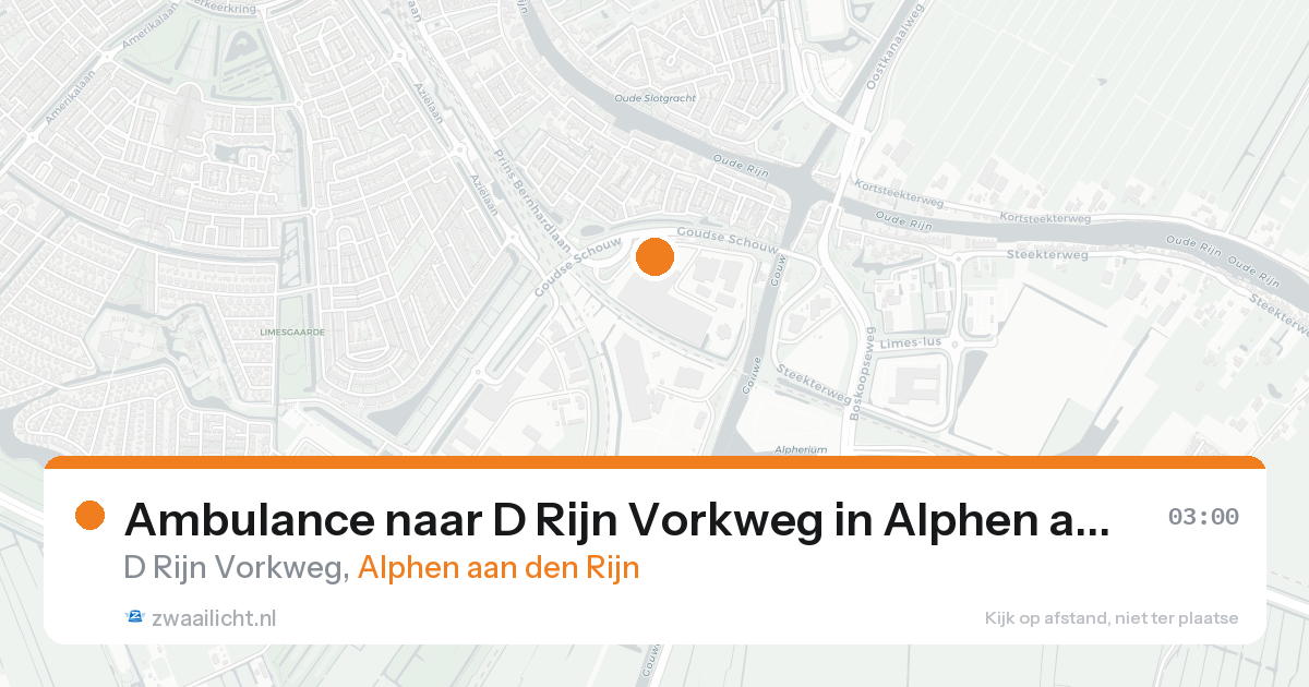 Ambulance naar D Rijn Vorkweg in Alphen aan den Rijn — 8 feb 2026