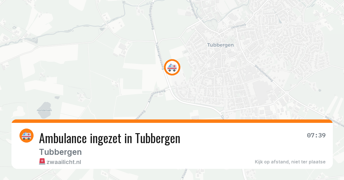Ambulance ingezet in Tubbergen — 12 mei 2026