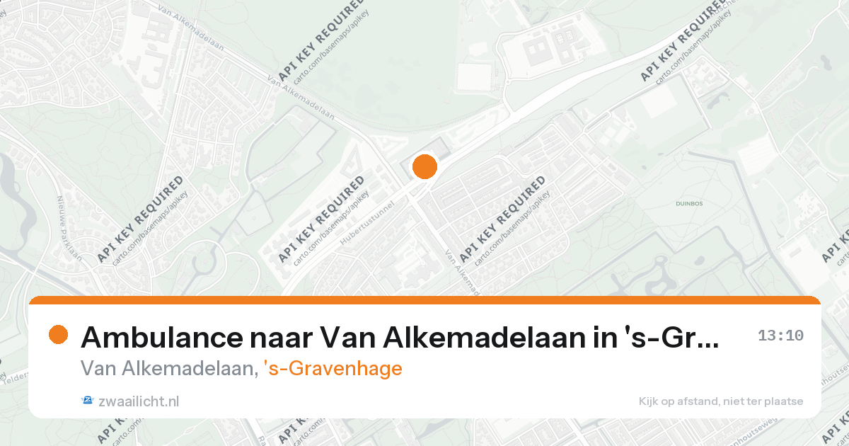 Ambulance naar Van Alkemadelaan in 's-Gravenhage — 26 aug 2026