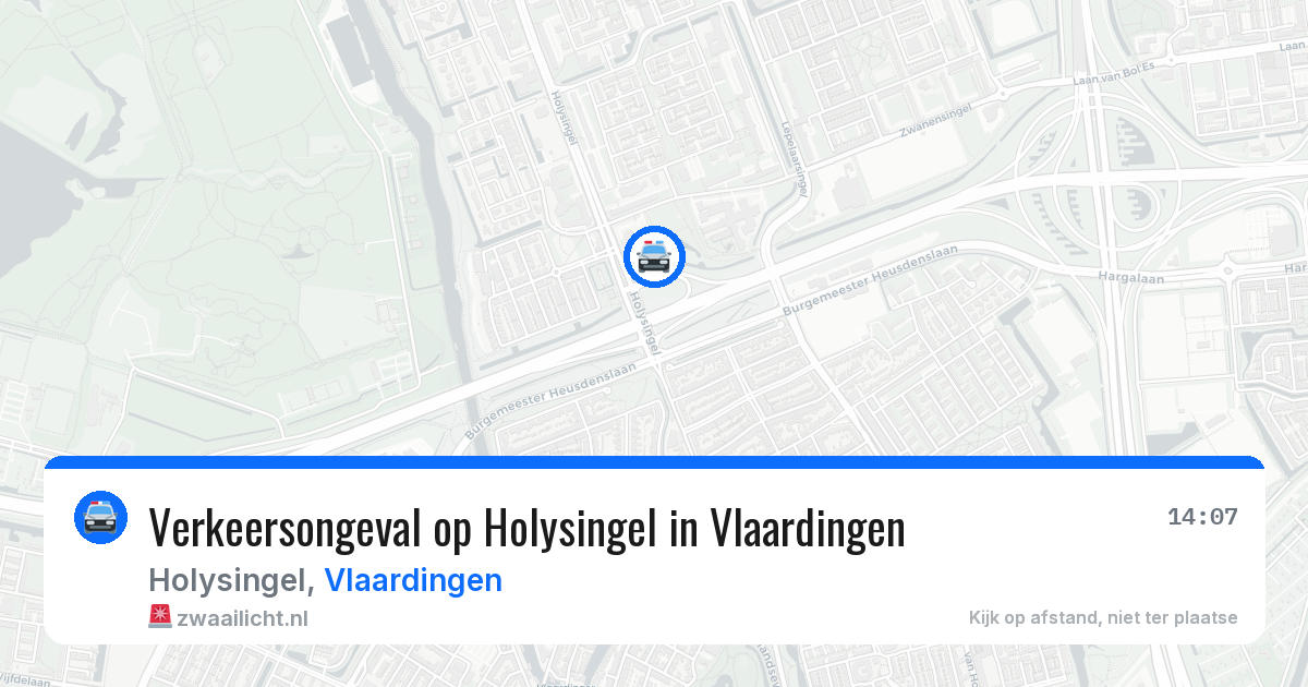 Verkeersongeval op Holysingel in Vlaardingen — 9 jun 2026