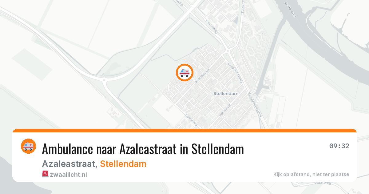 Ambulance naar Azaleastraat in Stellendam — 20 jun 2026