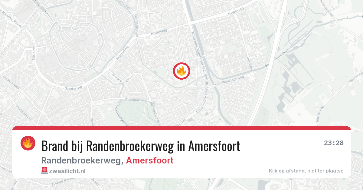 Brand bij Randenbroekerweg in Amersfoort — 3 jul 2026