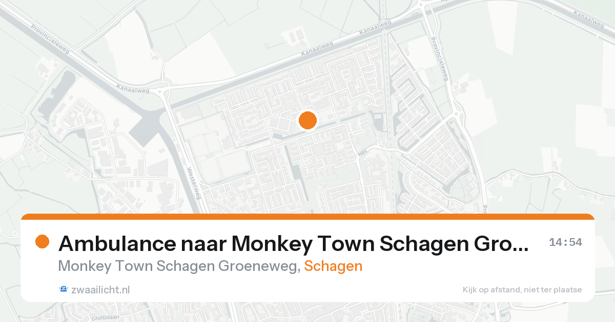 Ambulance naar Monkey Town Schagen Groeneweg in Schagen — 7 feb 2026