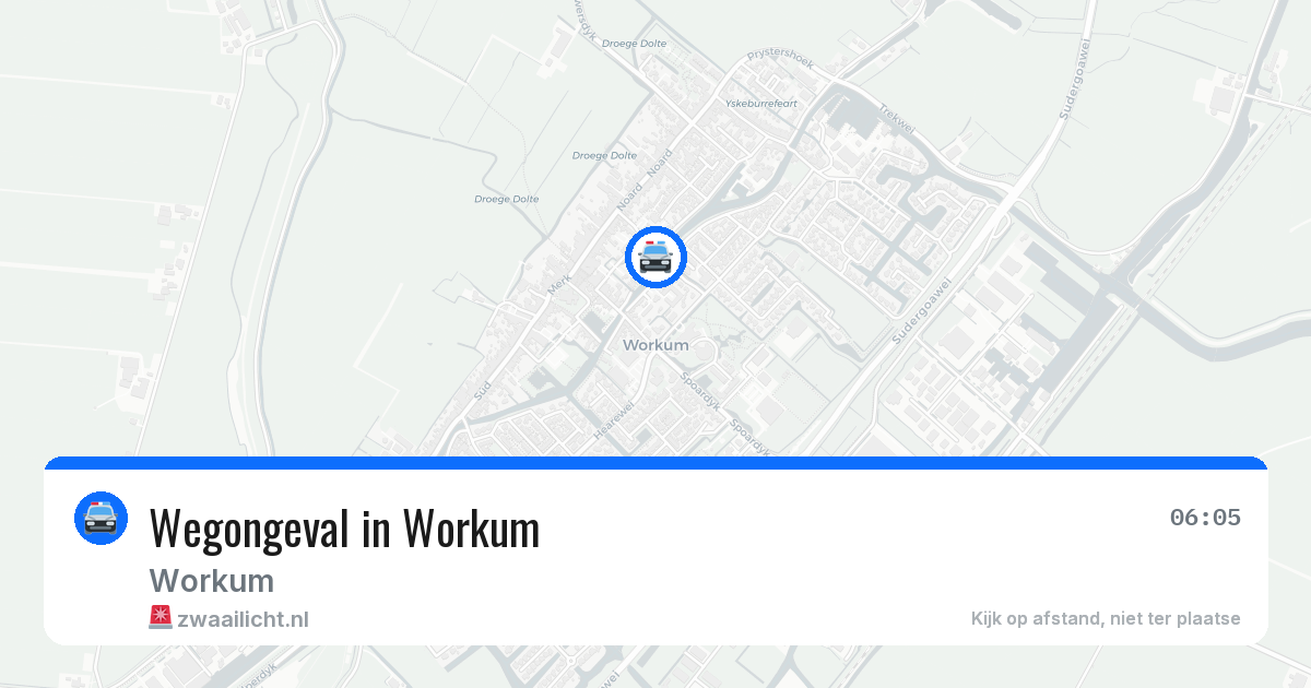 Wegongeval in Workum — 20 jun 2026