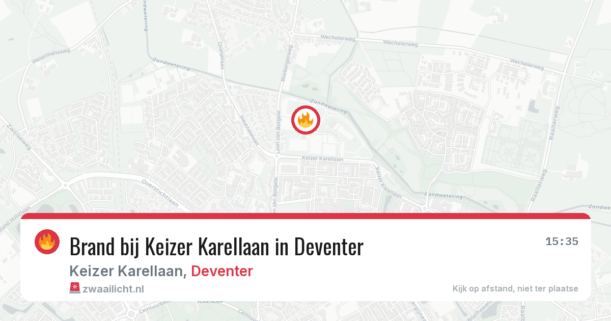 Brand bij Keizer Karellaan in Deventer — 9 mei 2026