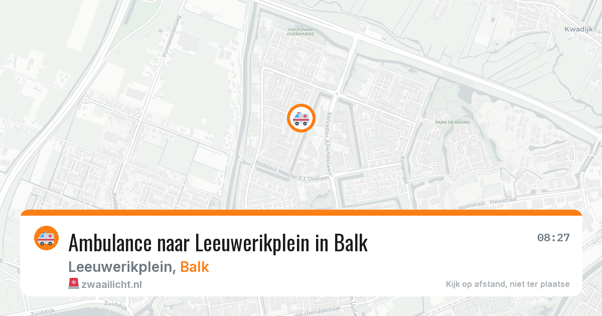 Ambulance naar Leeuwerikplein in Balk — 26 mei 2026