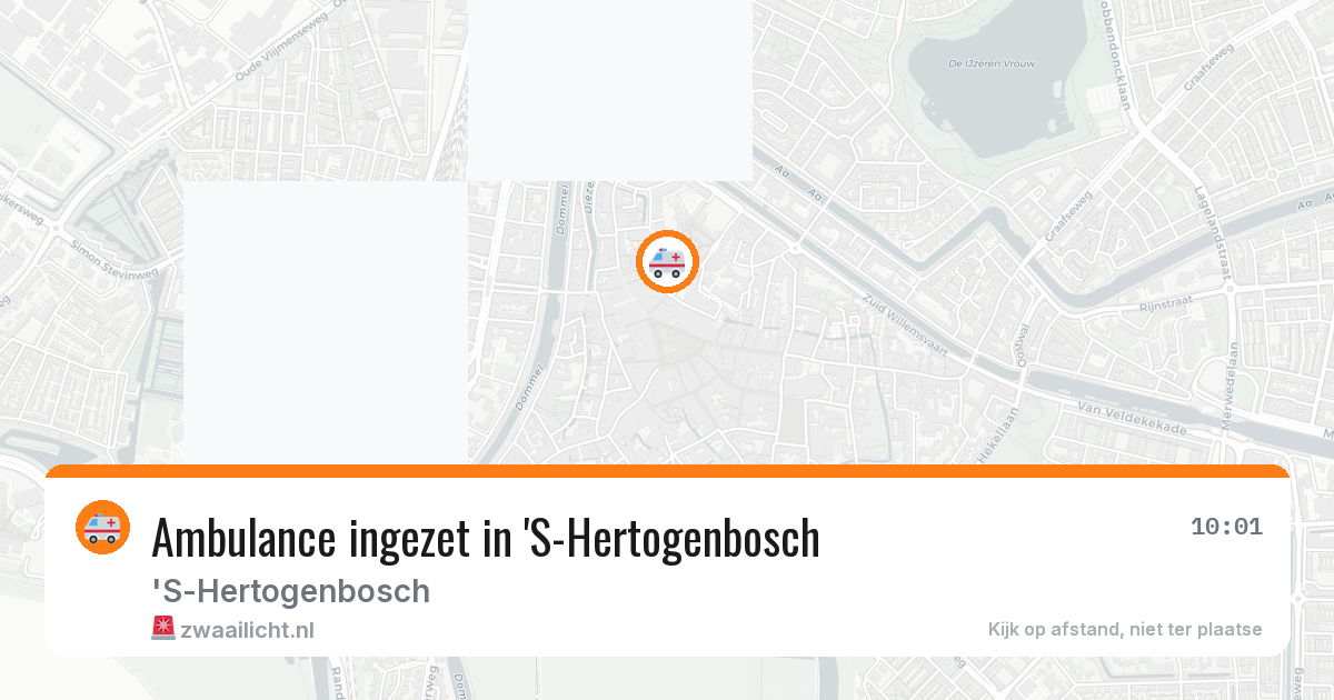 Ambulance ingezet in 'S-Hertogenbosch — 6 mrt 2026
