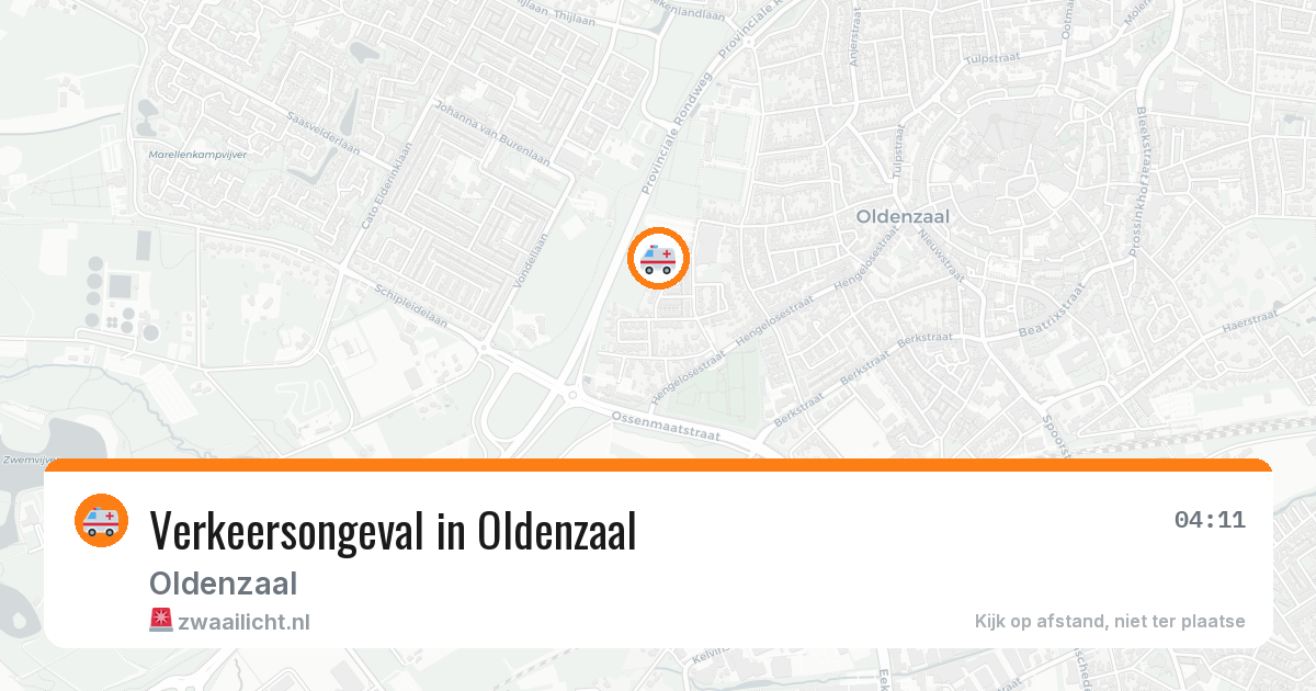 Verkeersongeval in Oldenzaal — 11 mei 2026