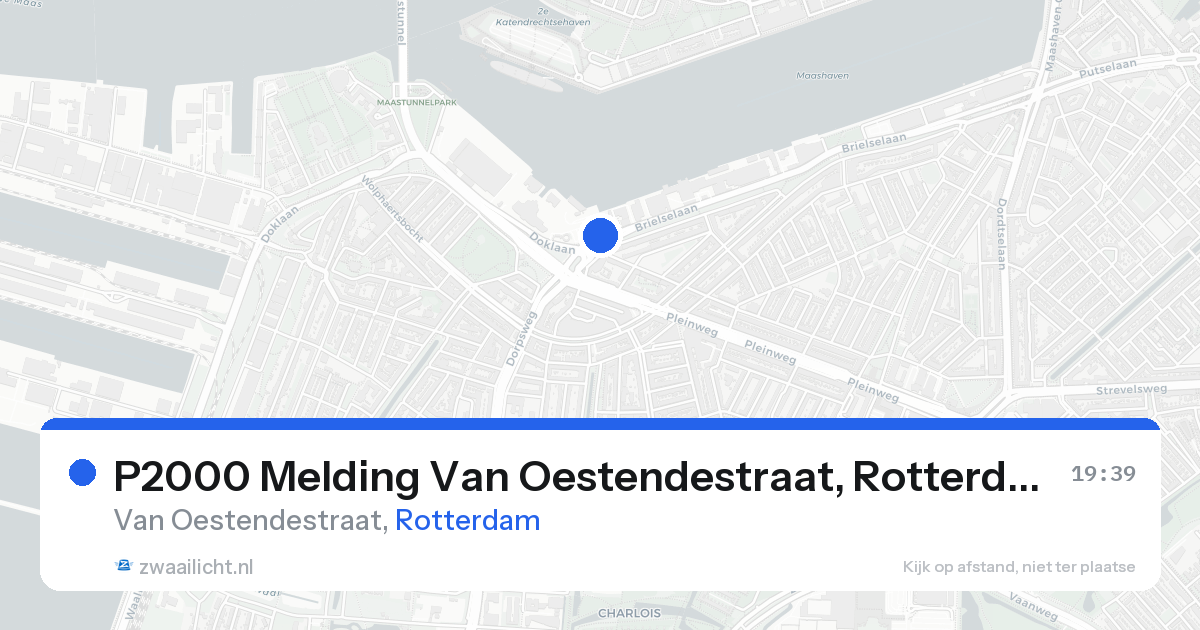 P2000 Melding Van Oestendestraat, Rotterdam — 16 aug 2026