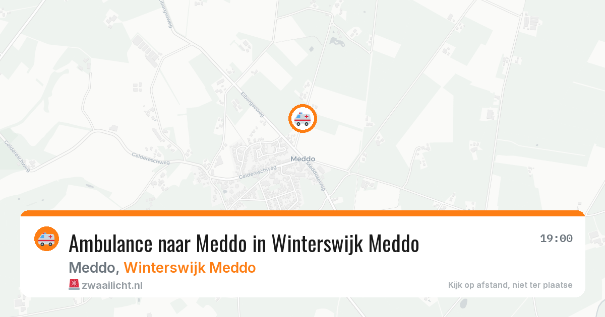 Ambulance naar Meddo in Winterswijk Meddo — 8 feb 2026