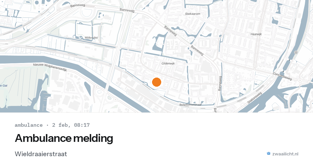 Ambulance melding — 2 feb 2026
