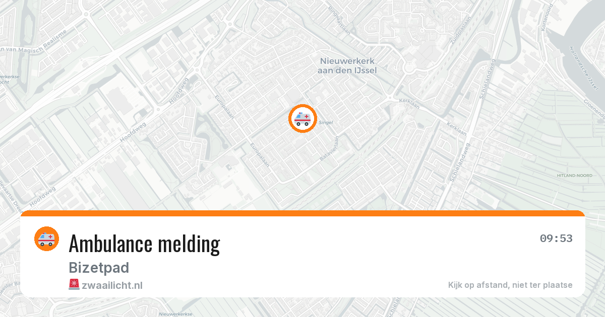 Ambulance melding — 31 jan 2026