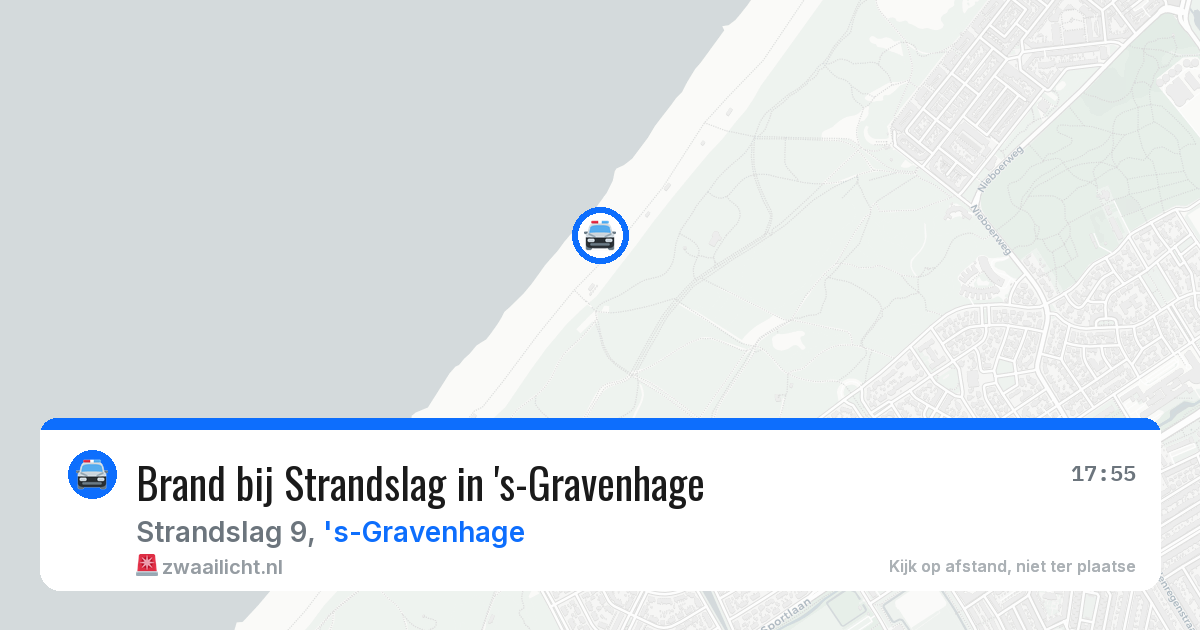 Brand bij Strandslag in 's-Gravenhage — 5 aug 2026