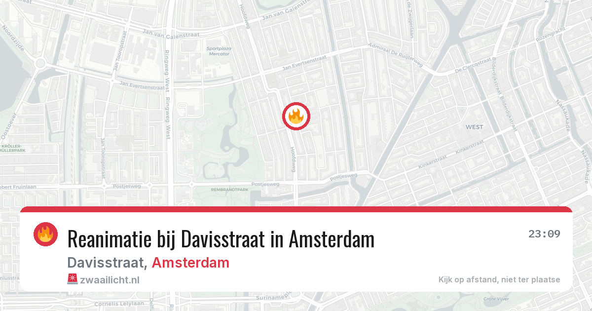 Reanimatie bij Davisstraat in Amsterdam — 18 jun 2026