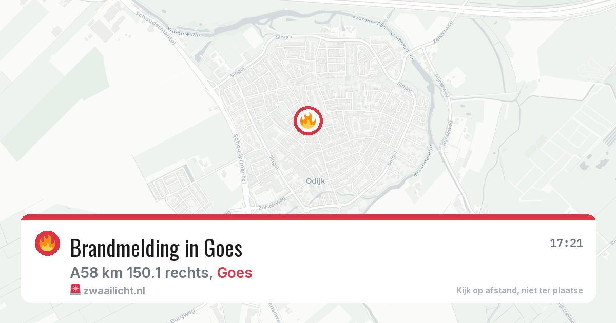 Brandmelding in Goes — 28 jan 2026