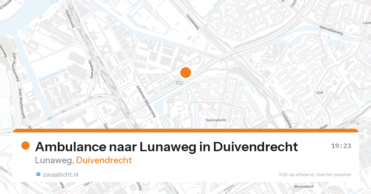 Ambulance naar Lunaweg in Duivendrecht — 27 aug 2026