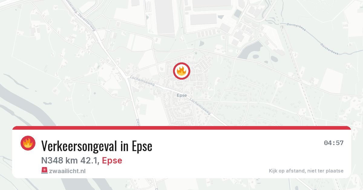 Verkeersongeval in Epse — 30 mrt 2026