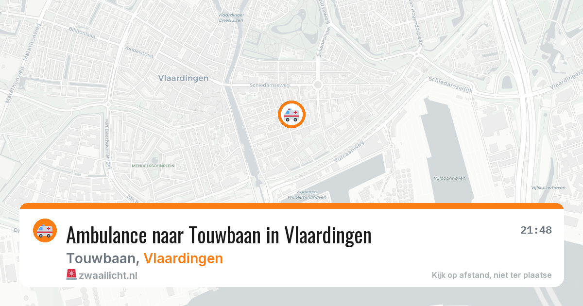 Ambulance naar Touwbaan in Vlaardingen — 5 jun 2026