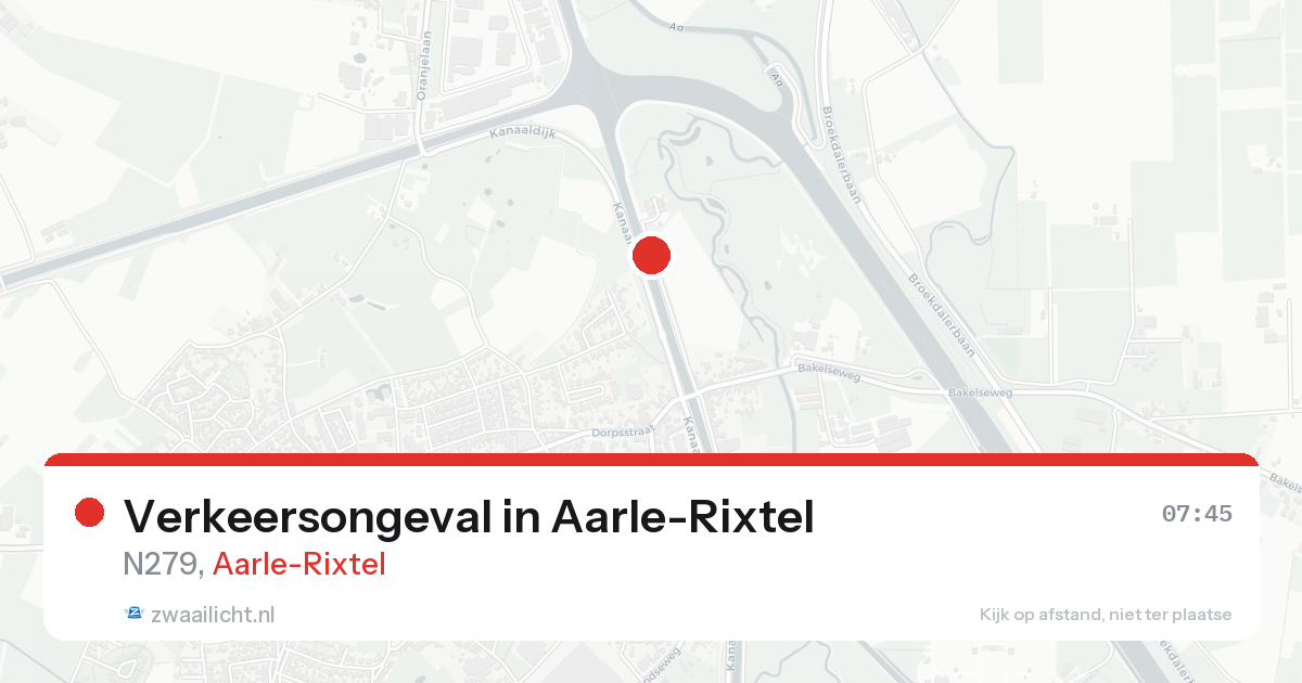 Verkeersongeval in Aarle-Rixtel — 17 aug 2026
