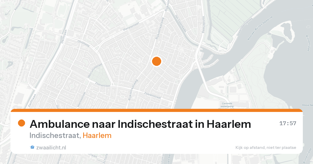 Ambulance naar Indischestraat in Haarlem — 14 mei 2026