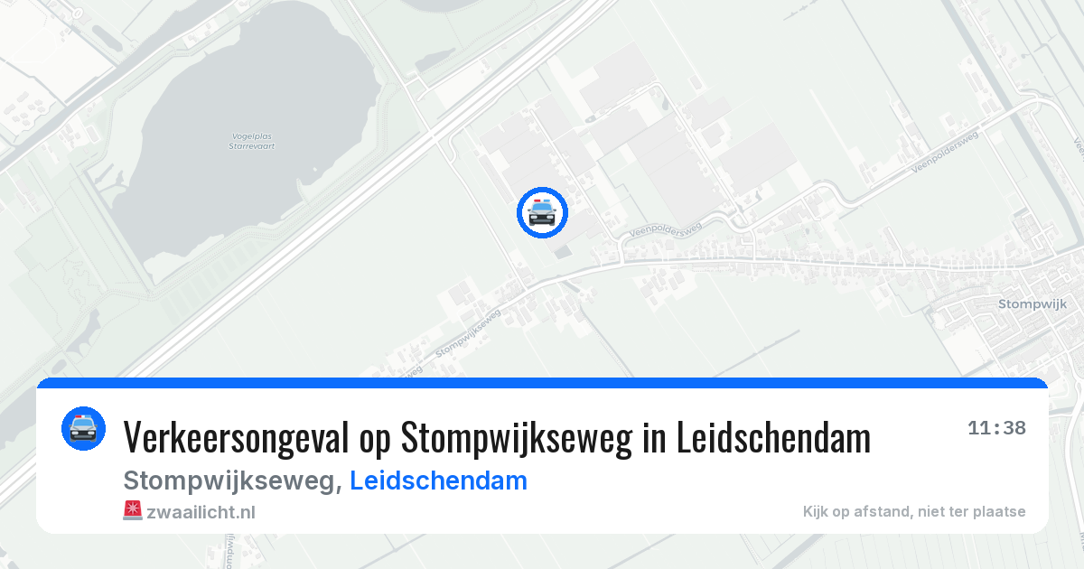 Verkeersongeval op Stompwijkseweg in Leidschendam — 6 jul 2026