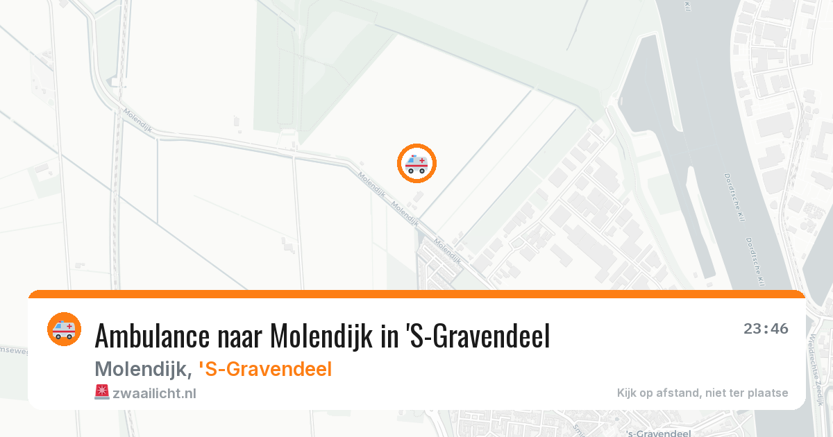 Ambulance naar Molendijk in 'S-Gravendeel — 21 mei 2026