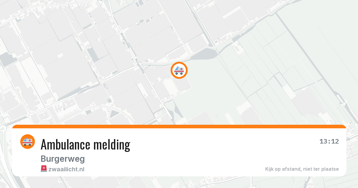 Ambulance melding — 22 mei 2026