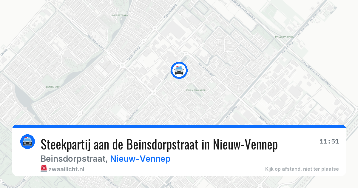 Steekpartij aan de Beinsdorpstraat in Nieuw-Vennep — 8 apr 2026