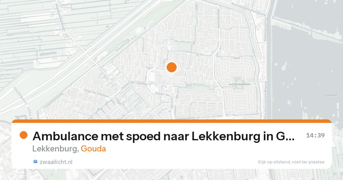 Ambulance met spoed naar Lekkenburg in Gouda — 7 feb 2026