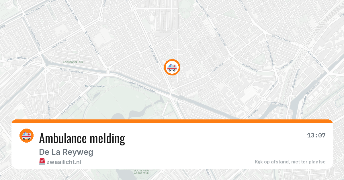 Ambulance melding — 13 jun 2026