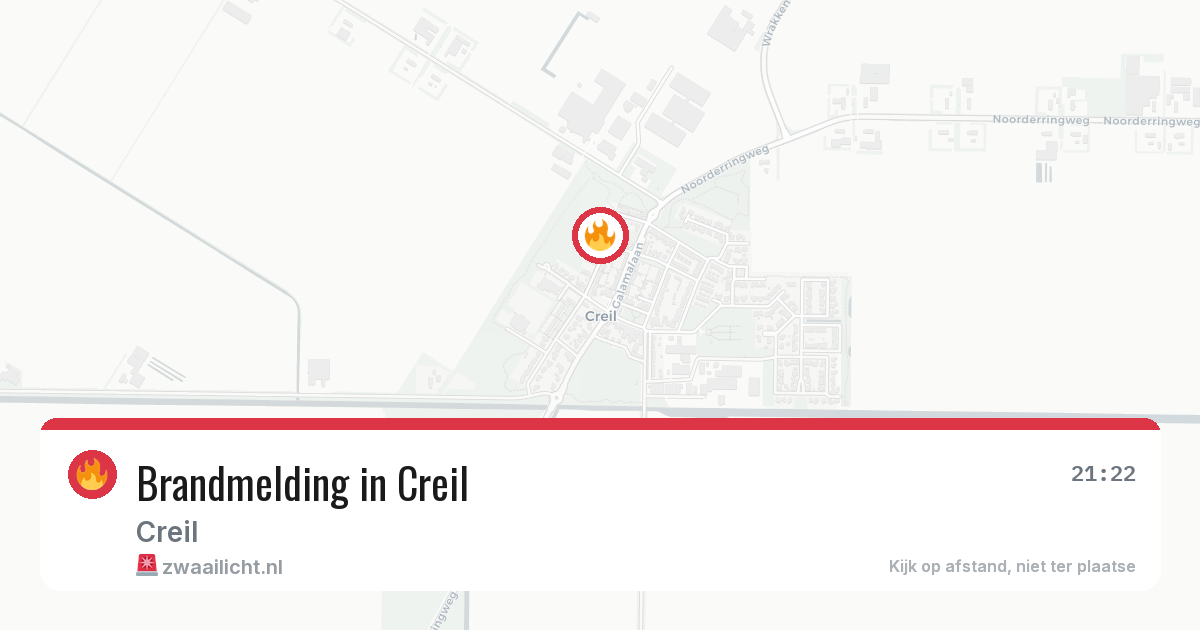 Brandmelding in Creil — 1 jul 2026
