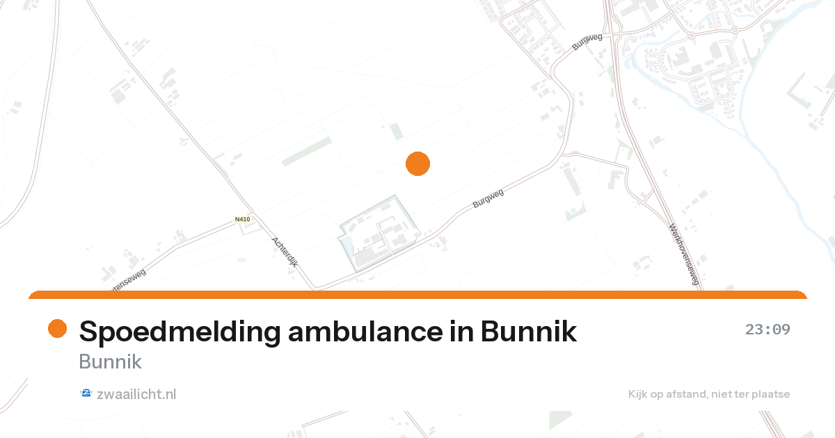 Spoedmelding ambulance in Bunnik — 26 aug 2026