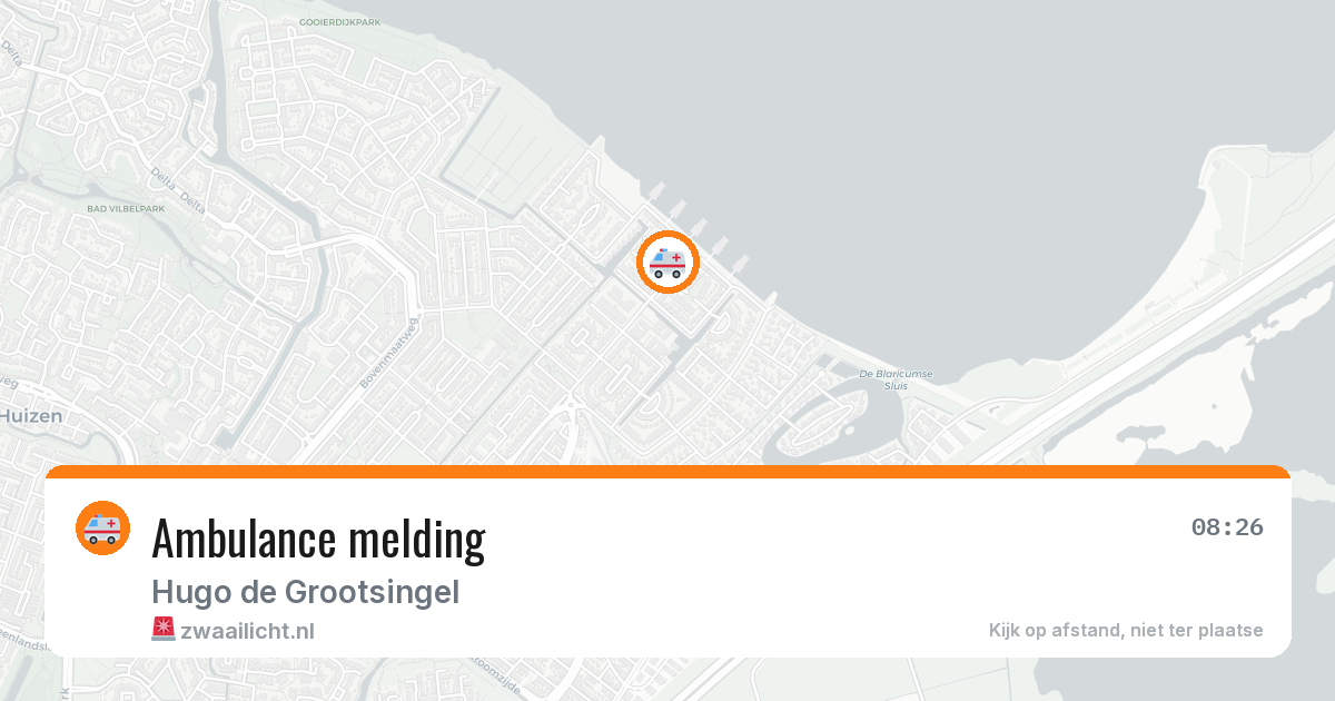 Ambulance melding — 23 feb 2026