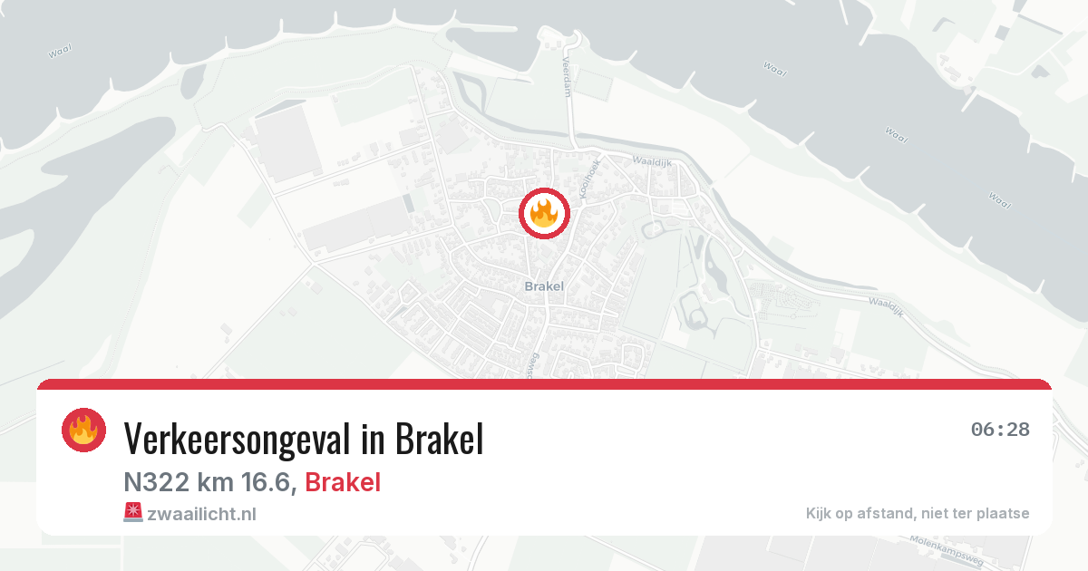 Verkeersongeval in Brakel — 10 apr 2026